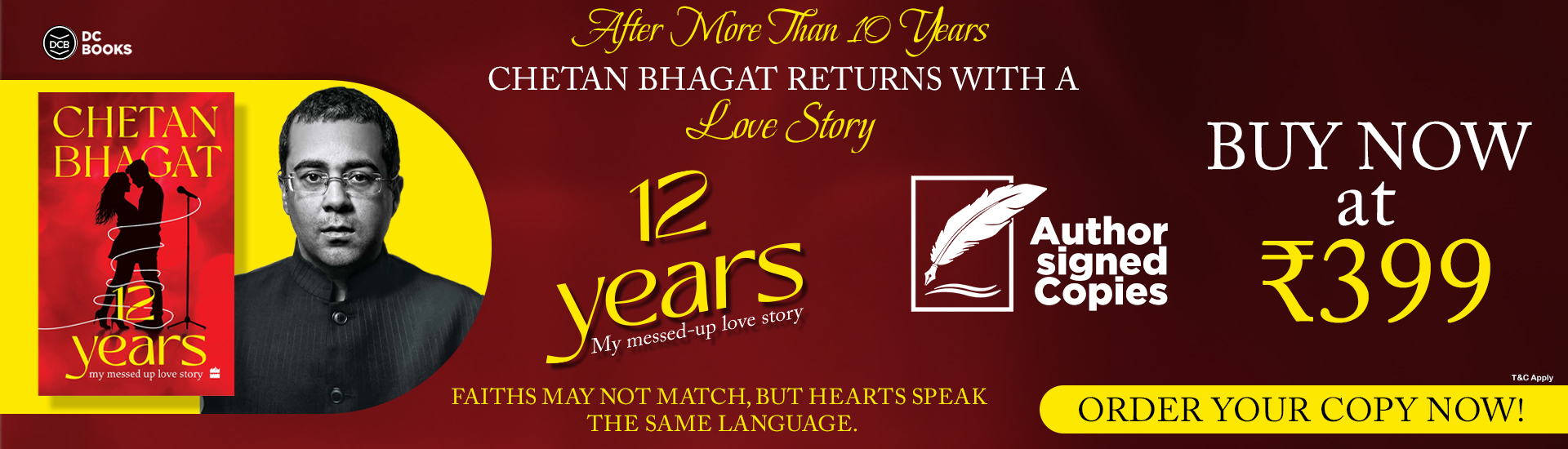 Chetan Bhagat Banner